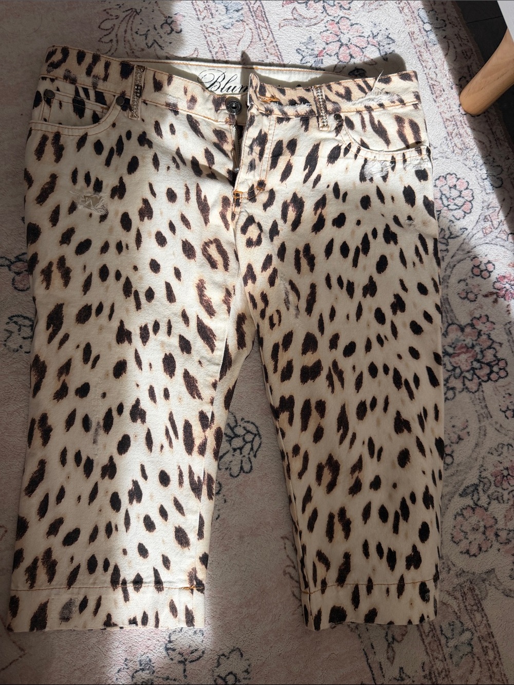 BLUMARINE rare capri jeans